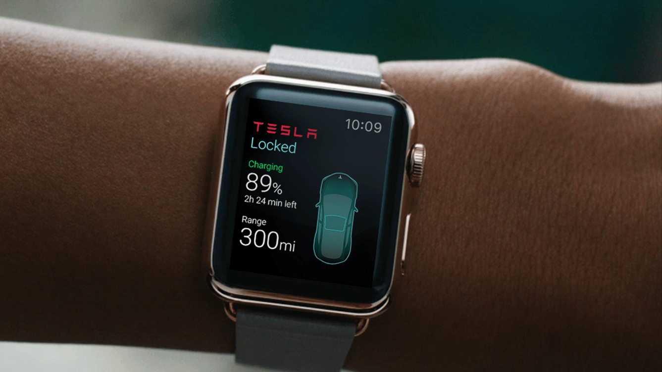 Apple Watch için üçüncü parti Tesla uygulaması geliştirildi