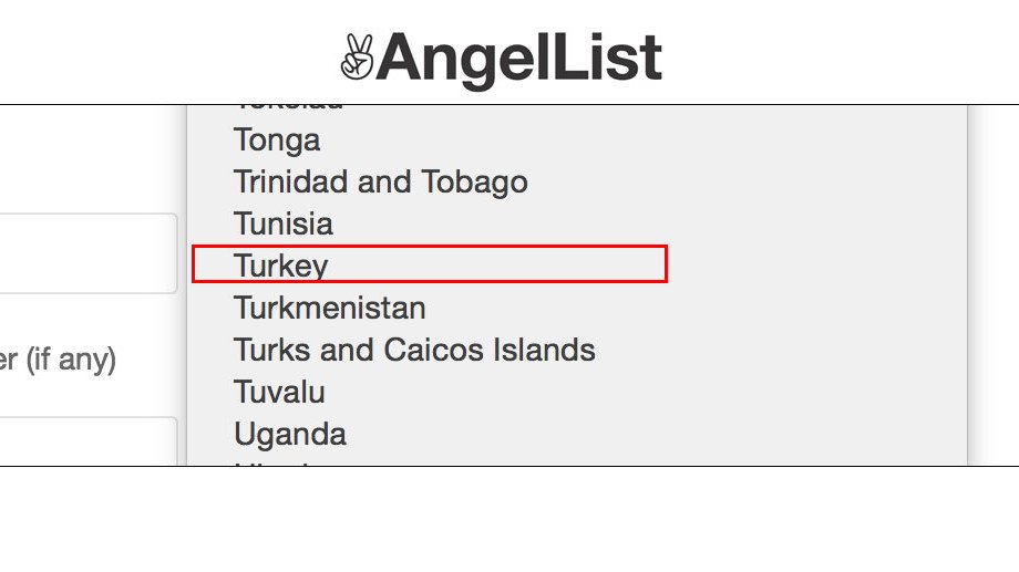 AngelList'in kapılarını sonunda Türkiye'ye açtım :)