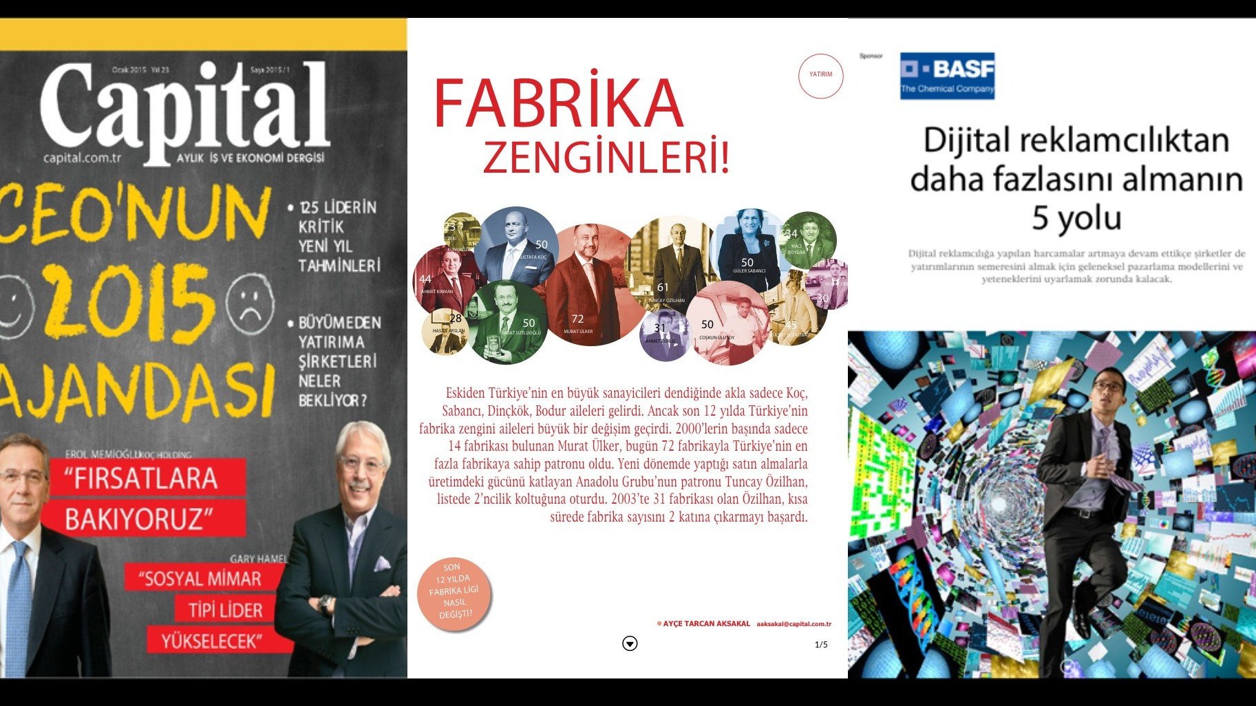 Mobil uygulamasını yayınlayan Capital dergisi dijital tarafta güçleniyor