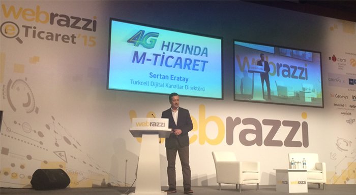 Turkcell ağında veri kullanımı 5 yılda 77 kat arttı [E-ticaret’15]