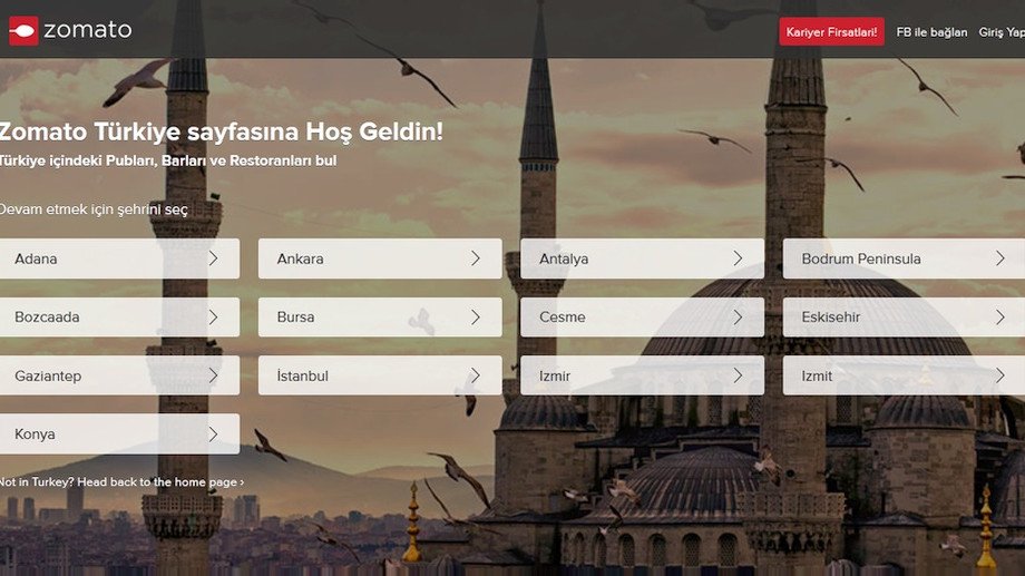 Mekanist.net entegrasyonunu tamamlayan Zomato, iki yıl içinde Türkiye'de 15 milyon dolar yatırım yapmak istiyor