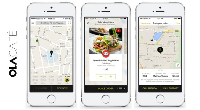 Ola Cabs, 20 dakikada yemek teslimat sözü veren Ola Cafe hizmetini başlattı