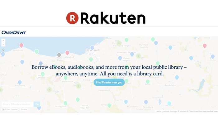 Rakuten e-kitap pazar yeri OverDrive'ı 410 milyon dolara satın alıyor