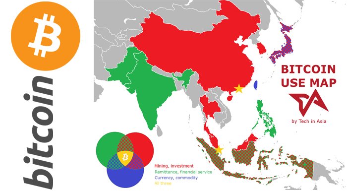 Asya ülkeleri Bitcoin'i en çok hangi amaçla kullanıyor?
