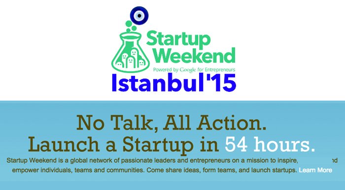 Startup Weekend İstanbul, 8-10 Mayıs tarihleri arasında düzenleniyor