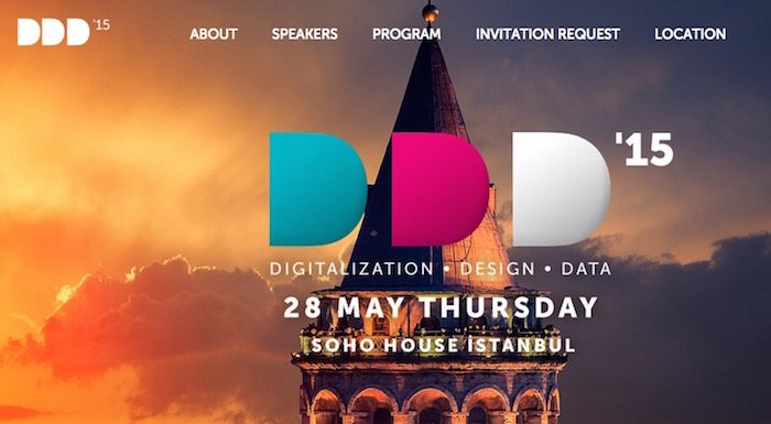 Dijitalleşme, tasarım ve büyük veri temalı DDD'15 İstanbul konferansı 28 Mayıs'ta [Özel davetiye]