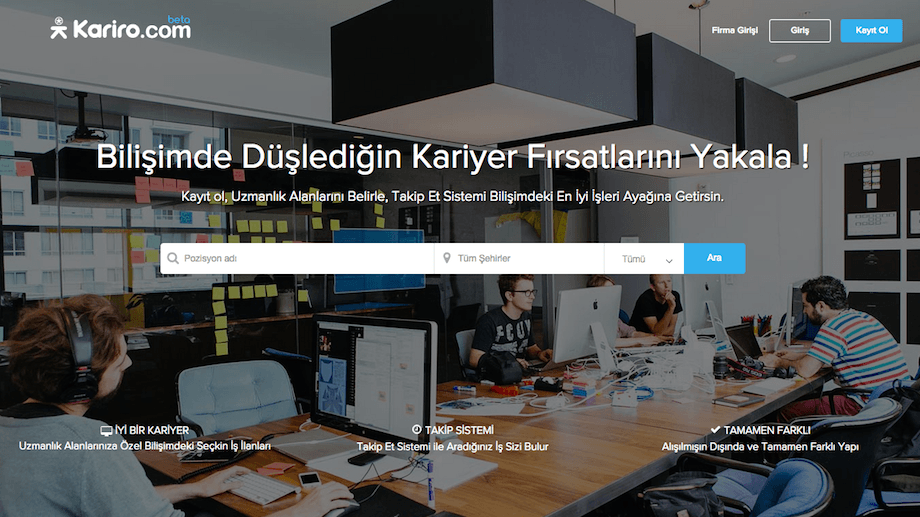 Kariro yeni adıyla sadece bilişim sektöründeki iş ilanlarına odaklanacak