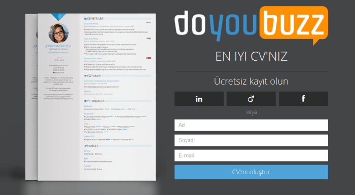 Özgeçmiş hazırlama aracı DoYouBuzz, Türkiye'ye KariyerBuzz ile giriş yapıyor