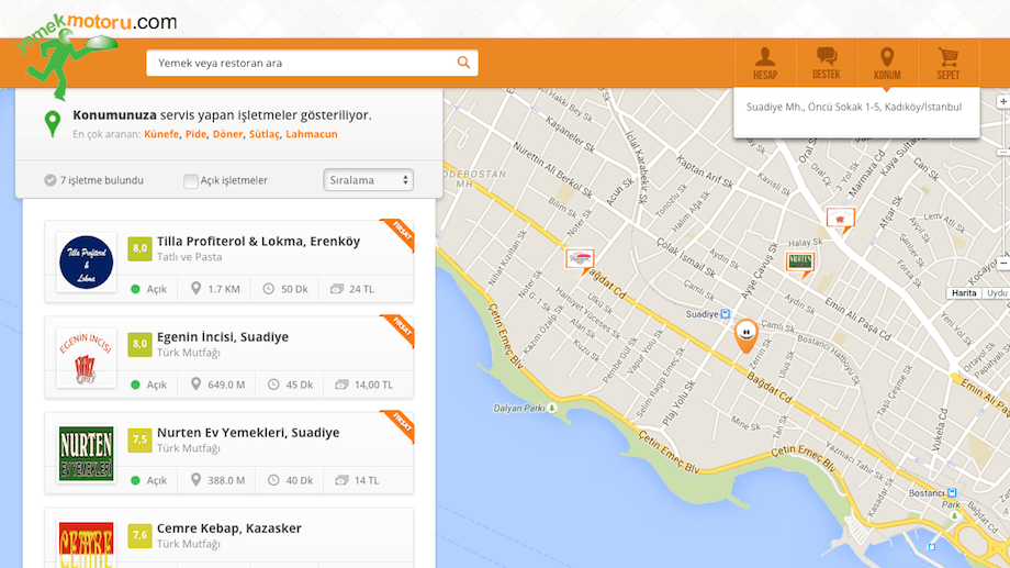 Yemekmotoru.com yemek siparişinde komisyonsuz hizmetle şansını deneyecek [Güncellendi]