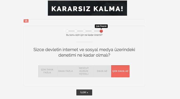 Kararsız Kalma: Siyasi eğilimlerinizin hangi partiyle daha uyumlu olduğunu gösteren anket
