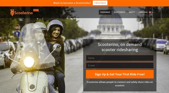 İtalya'da doğan Scooterino yeni bir paylaşım ekonomisi örneği