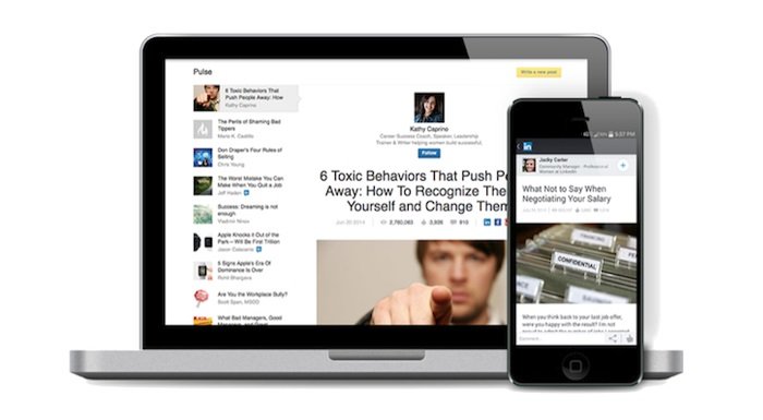 Linkedin, yeni Pulse uygulamasıyla kişisel haber akışına geçiyor