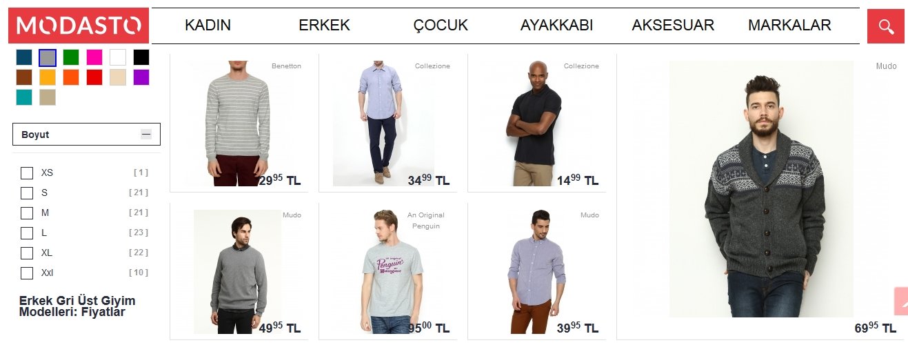 Modasto eticaret siteleri