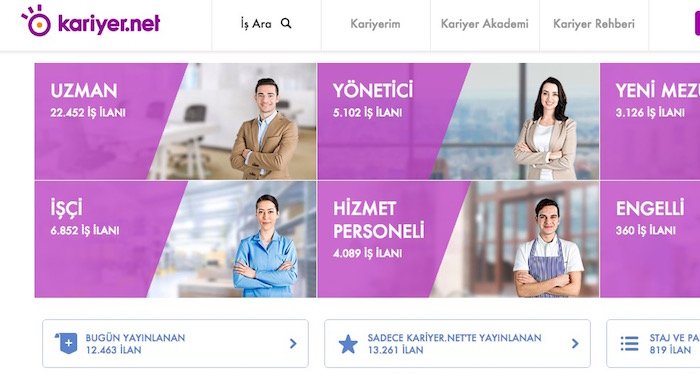 Kariyer.net kullanıcılarını daha kişisel bir arayüzle karşılamaya başladı
