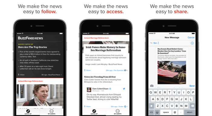 BuzzFeed News: Kısa ve 'ciddi' haberlerden oluşan yeni mobil uygulama