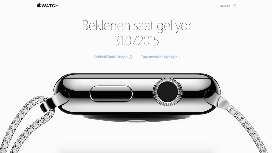 Apple Watch 31 Temmuz'da Türkiye'de satışa çıkıyor