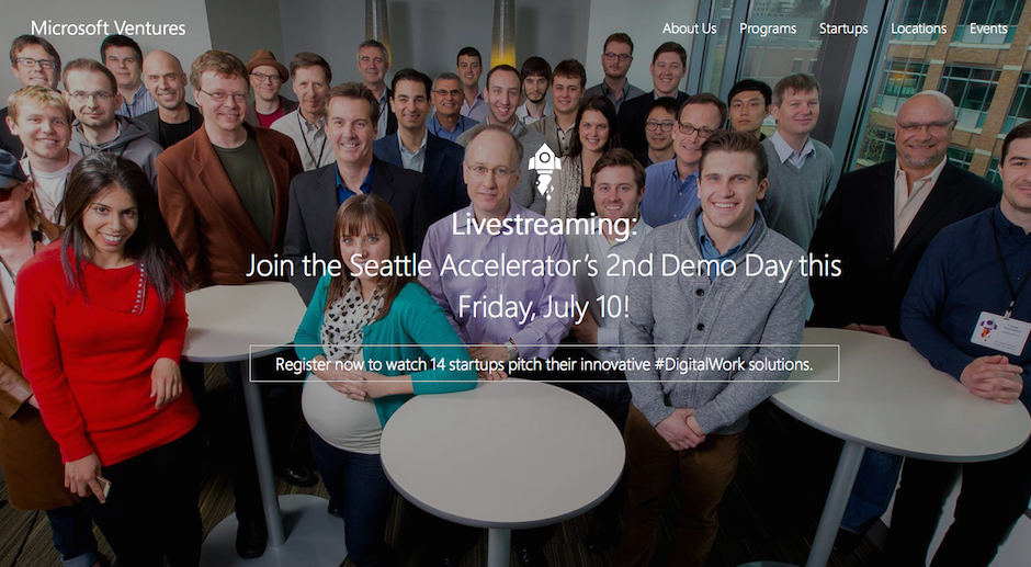 Microsoft Ventures Girisim Hizlandirma programi