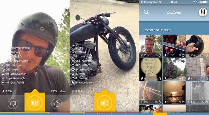 David Beckham'dan yatırım alan MyEye, Periscope'u zorlayabilecek bir canlı yayın uygulaması