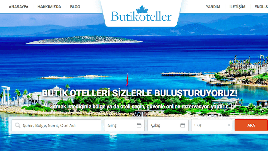 Butikoteller.com.tr: 1500 butik otele tek noktadan rezervasyon imkânı