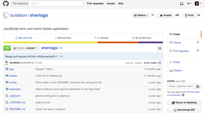 Açık kaynak kodlu sherlogjs, kullanıcı tarafında oluşan yazılımsal hataları takip ediyor