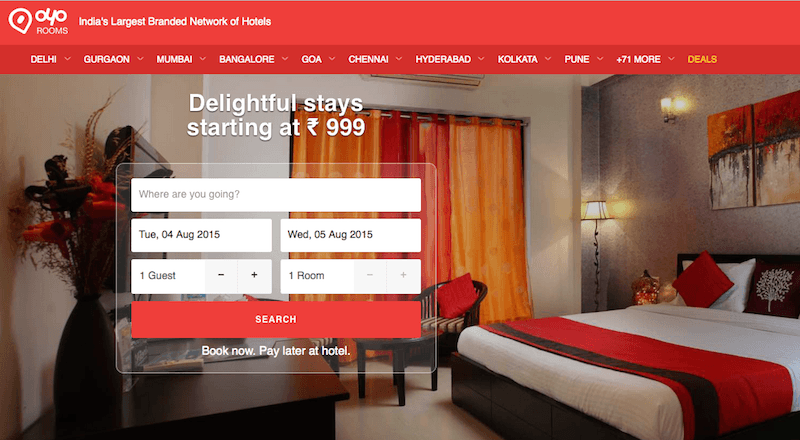 Hindistan otel rezervasyon OYO Rooms