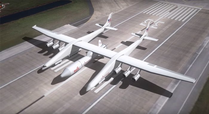 Dünyanın en büyük uçağı Stratolaunch uzay turizmini ve uydu nakliyatını kolaylaştırmak istiyor