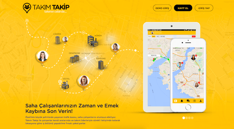 GD Holding Kuluçka Merkezi ilk uygulaması Takım Takip'i yayınladı