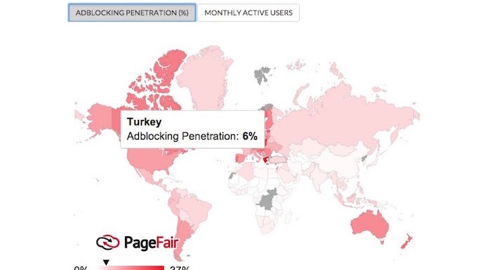 İnternette reklam engellemenin küresel maliyeti 2015'te 22 milyar dolara çıktı