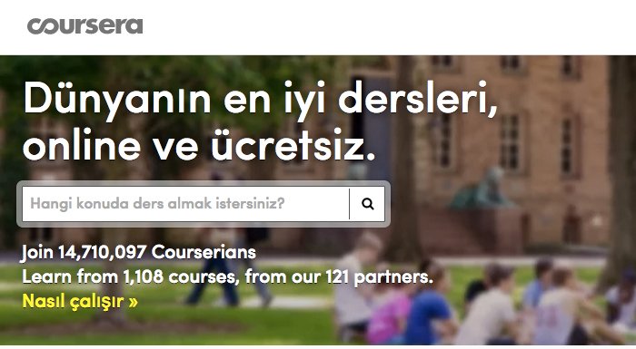 Online eğitime nitelik kazandıran Coursera, 49 milyon dolar yatırım aldı