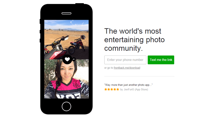 Selfie uygulaması Frontback kapanmaktan kurtuluyor