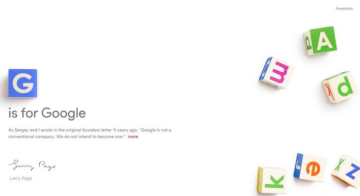 'Neden Alphabet'in cevabı 'Goooooooogle' mı?