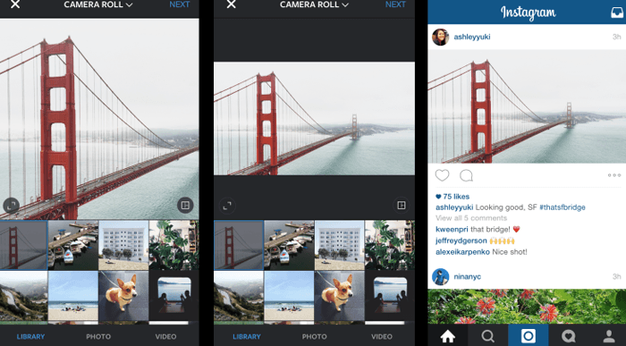 Instagram zorunlu kare formatından çıktı