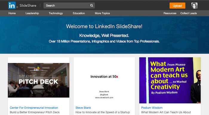 LinkedIn, SlideShare'i daha çok sahiplenmeye başlıyor