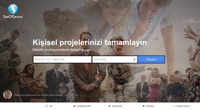 Profesyonel hizmetler için pazar yeri StarOfService Türkiye'ye açıldı