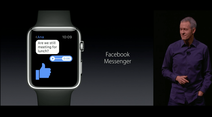 Facebook Messenger Apple Watch