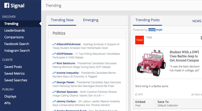 Facebook gazeteciler için 'Signal'i duyurdu