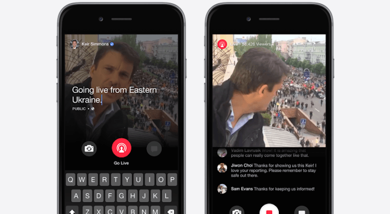 Facebook, Mentions ve Live uygulamasını şöhretler dışındaki kullanıcılara açtı
