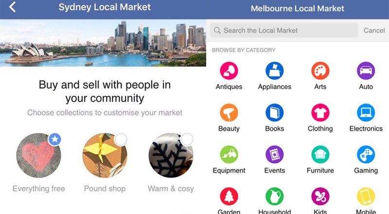 Facebook, Local Market yeniliğiyle yerel alışveriş dikeyine giriyor