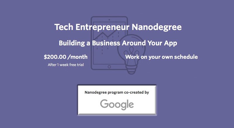 Google, girişimcileri Tech Entrepreneur Nanodegree programıyla eğitecek