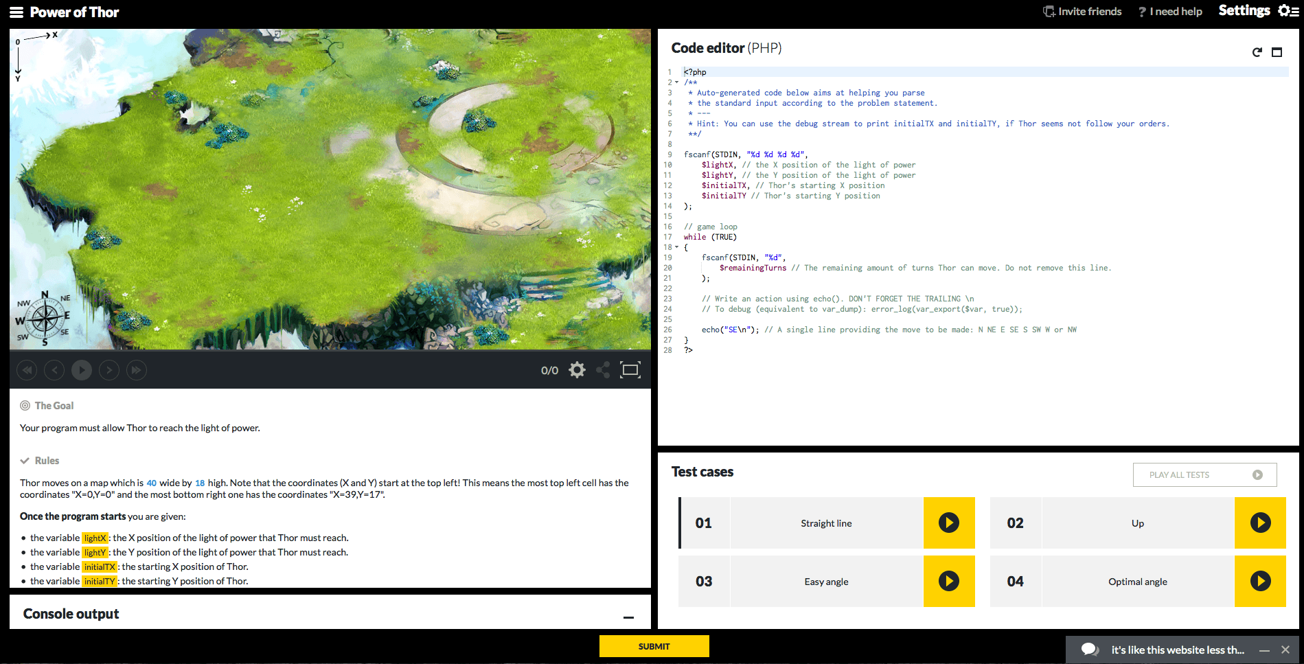 codingame-ekran-goruntusu