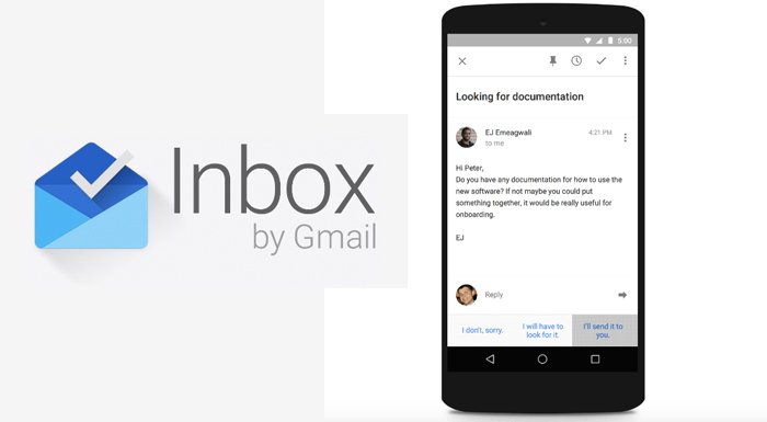 Google, gelen e-postalara cevap önerileri sunmaya başlıyor