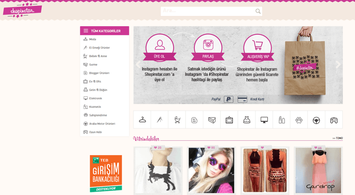 Shopinstar alışveriş deneyimini Instagram'a taşıyor