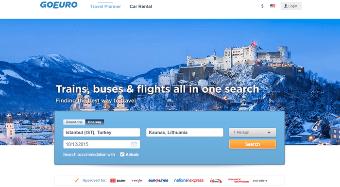 Avrupa içi seyahat planlama girişimi GoEuro 45 milyon dolar yatırım aldı
