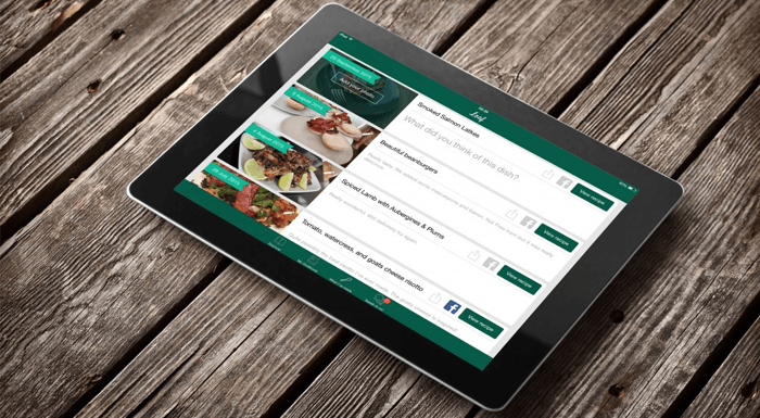 İnteraktif yemek tarifi uygulaması: LOAF