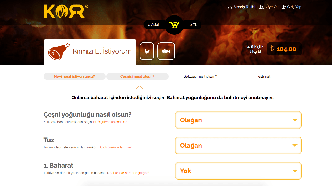 Korr.com.tr: İnternetten yemek siparişinde farklı bir lezzet