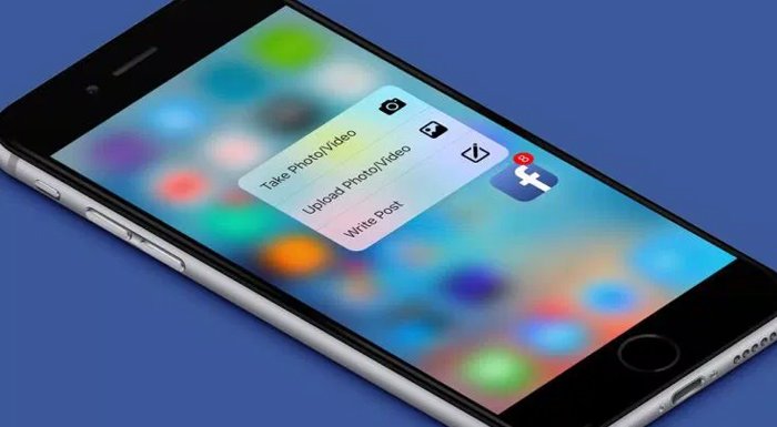 Facebook uygulama içinde de 3D Touch özelliğini kullanmaya başlıyor