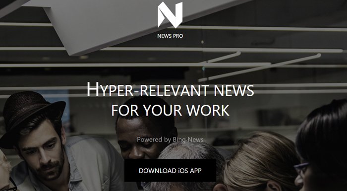 Microsoft'tan iOS platformu için yeni haber uygulaması: News Pro