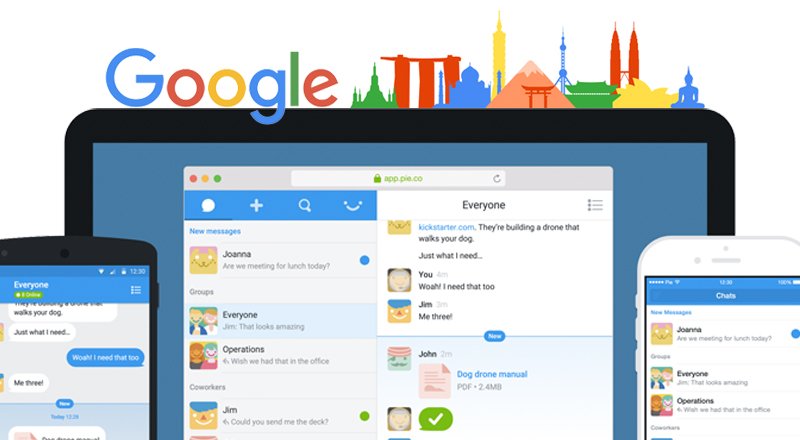Google, Slack benzeri mesajlaşma girişimi Pie.co'yu satın aldı