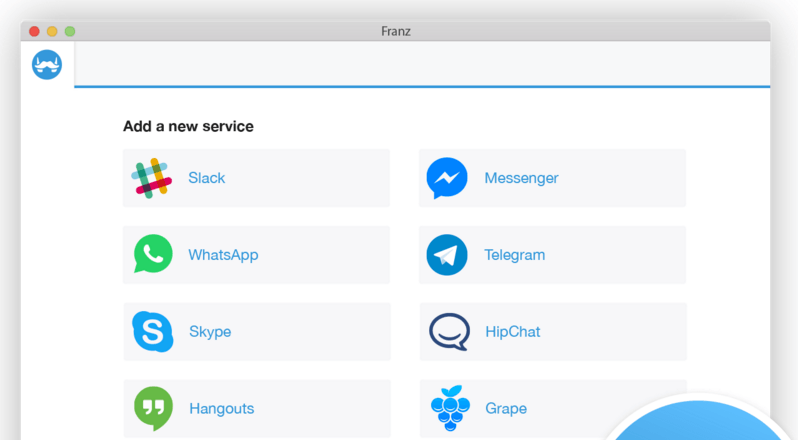 Franz ile 8 farklı mesajlaşma servisini bir arada kullanın