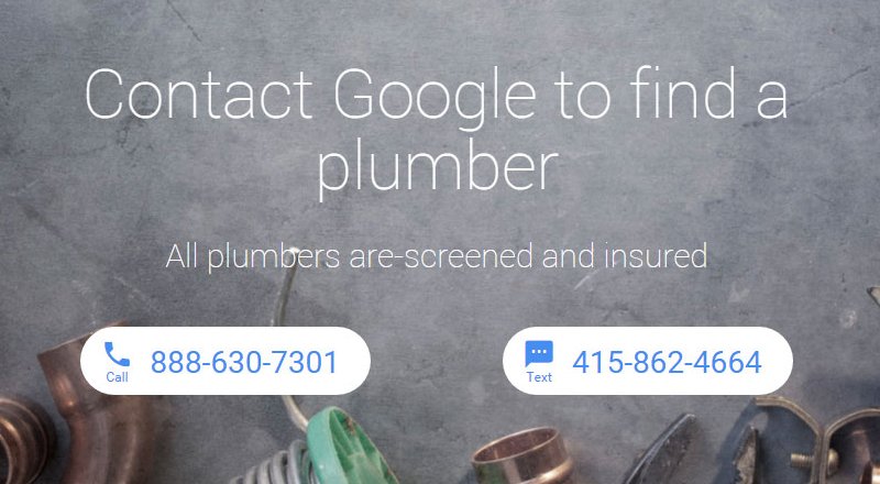 Tesisatçı mı lazım? Google'ı arayın, yardımcı olsun